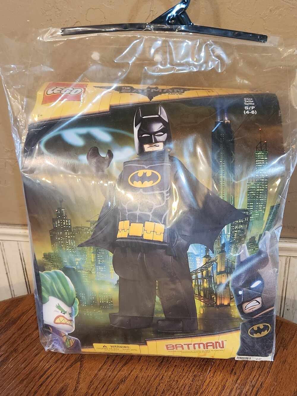 LEGO Batman Kids Costume - Black Size 4t - 6t
